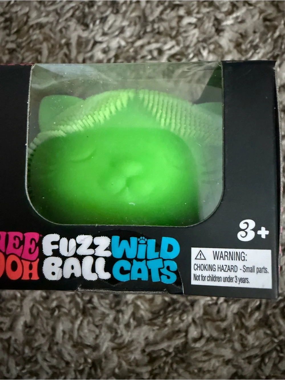 Wild Cats Fuzz Ball Toy - Green